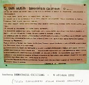 Bacheca Democrazia Cristiana partito popolare025b